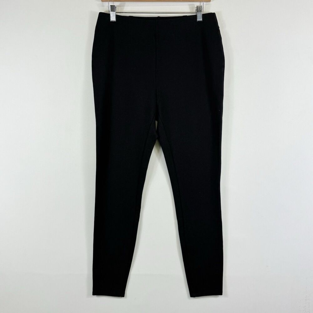 J. Jill Wearever Leggings‎ Women Small Black Ponte Stretch Pants Capsule Minimal